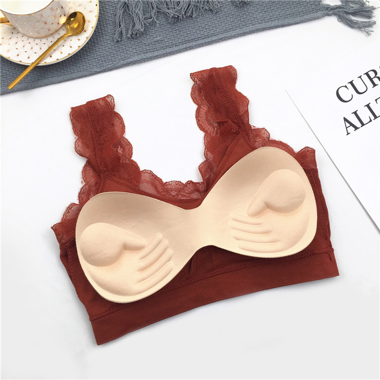 3D Sexy lace Lingerie Seamless - огляд і ціна Bralette Triangle Set