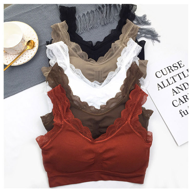 3D Sexy lace Lingerie Seamless - огляд і ціна Bralette Triangle Set
