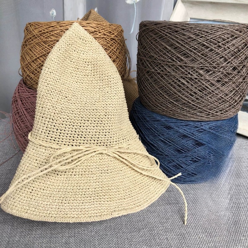250g Extra Fine Cotton Straw R - огляд і ціна Crochet Bag Raffia
